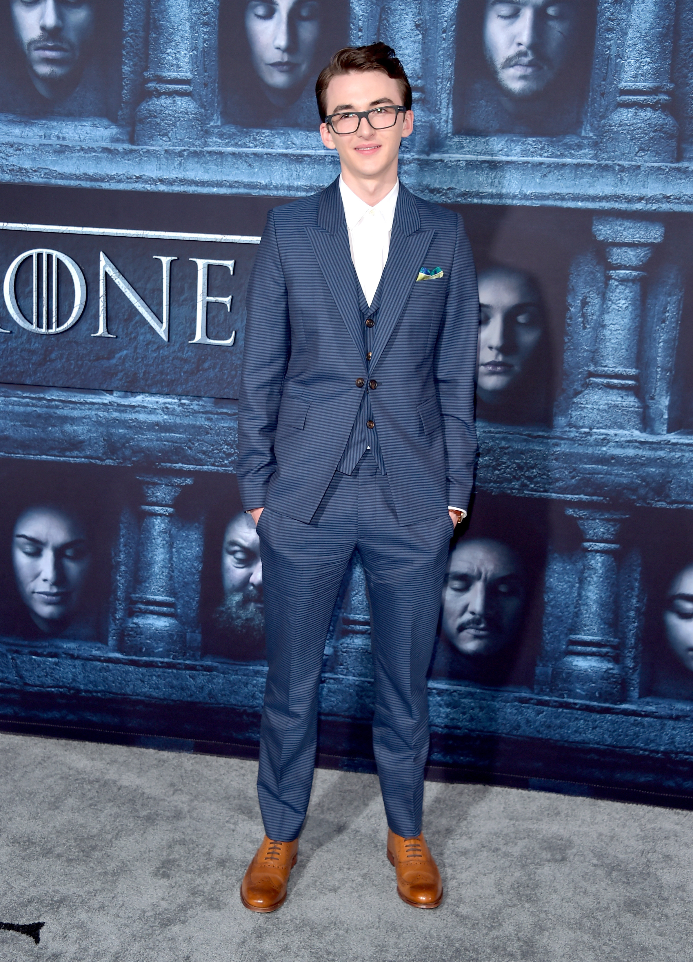 HOLLYWOOD, CALIFORNIA - APRIL 10:  Actor Isaac Hempstead Wright attends the premiere of HBO's "Game Of Thrones" Season 6 at TCL Chinese Theatre on April 10, 2016 in Hollywood, California.  (Photo by Alberto E. Rodriguez/Getty Images)